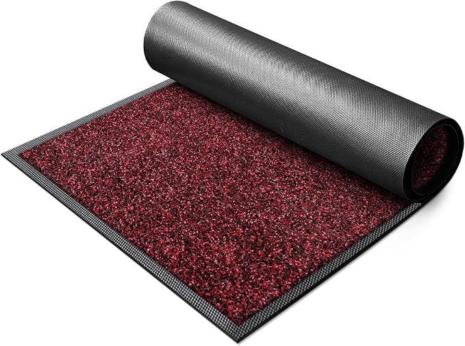 Super Absorbent Front Door Mat, Non-Slip Washable Indoor Doormats, Low Profile by Mibao