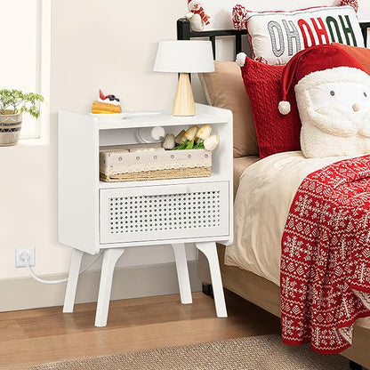 Lerliuo Rattan Nightstands set of 2 - Image 6