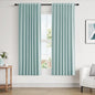 100% Blackout Linen Curtains 63 Inch Length 2 Panels Set by Guken