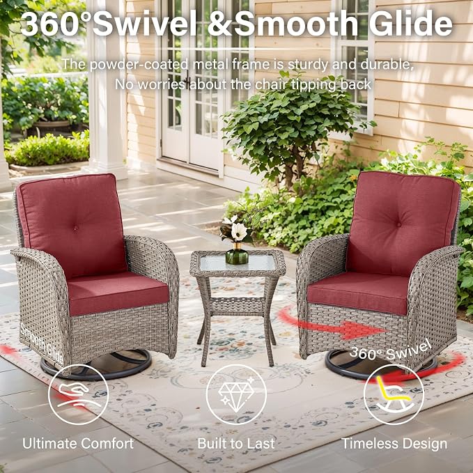 Belord Expansive 10 Pieces Outdoor Patio Furniture Set - Image 4