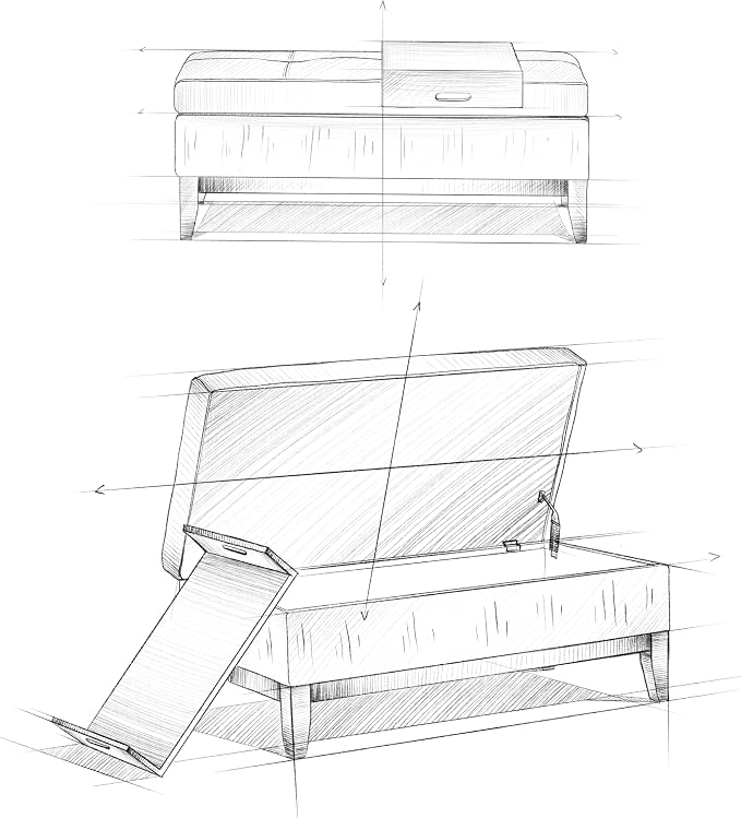SIMPLIHOME Oregon Storage Ottoman Bench - Image 14