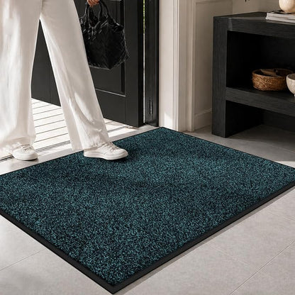 Super Absorbent Front Door Mat, 29.5" x 17", Non-Slip Washable Indoor Doormats - Image 2