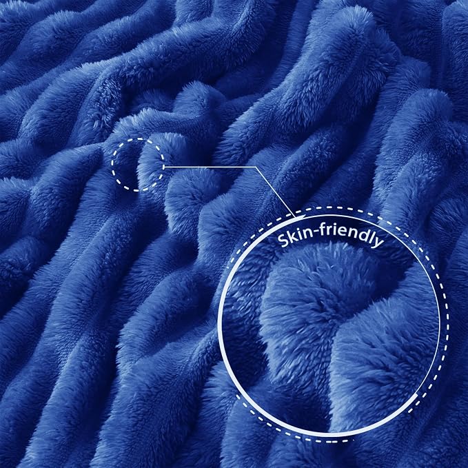 Exclusivo Mezcla Striped Twin Size Fleece Blanket - Image 5