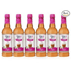 Jordan's Skinny Syrups Sugar Free Coffee Syrup, Vanilla Flavor Drink Mix, Zero Calorie Flavoring for Chai Latte, Protein Shake, Food and More, Gluten Free, Keto Friendly, 25.4 Fl Oz, (Pack of 6)