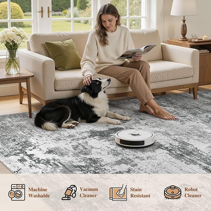 UERMEI 5x7 Area Rug for Living Room - Image 6