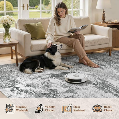 UERMEI 10x12 Area Rug for Living Room - Image 8