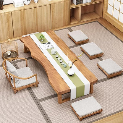Living Room Coffee Table Japanese Style Floor Table Low Table Reception Room - Image 5