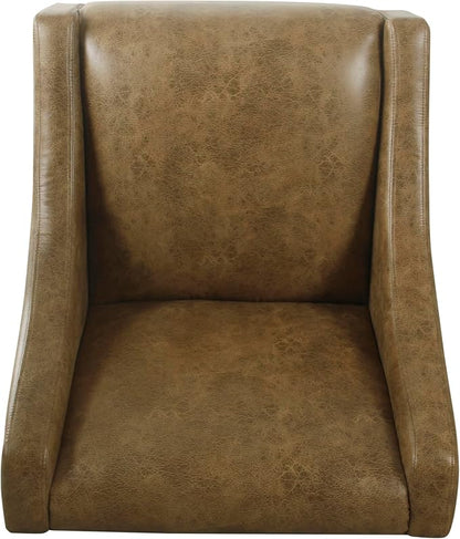 HomePop Modern Swoop Arm Accent Chair - Image 6