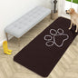 OLANLY Dog Door Mat for Muddy Paws 59x24, Paw Print Design Chenille Mud Mat | by OLANLY