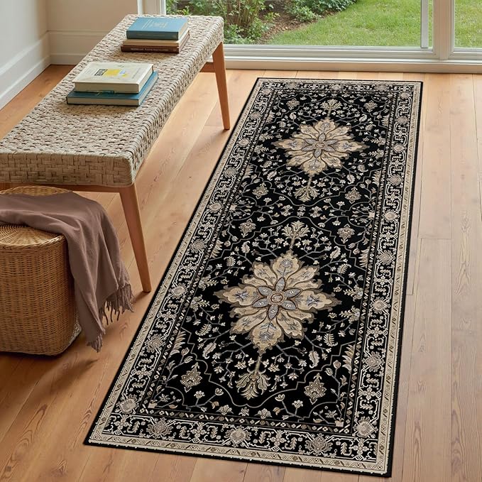 RELEANY Washable Area Rug, Runner 3'x7', Water Repellent, Pet Friendly - Image 3