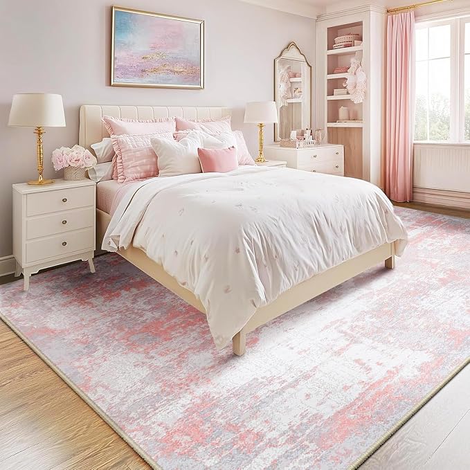 RELEANY Washable 10'x14' Abstract Area Rug - Image 2
