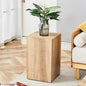 Rustic Natural Rectangular End Coffee Table, Modern Elegant Bedside Nightstand by KTRolster