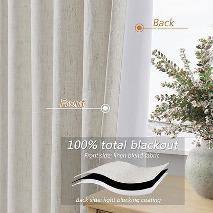 Boho Blackout Curtains 72 Inch Length 2 Panels Set - Image 4