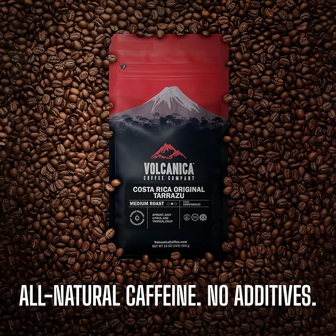 Costa Rican Coffee, Reserve Tarrazu, Dark Roast, Ground, Fair Trade, Kosher, 16-ounce (Pack of 2)