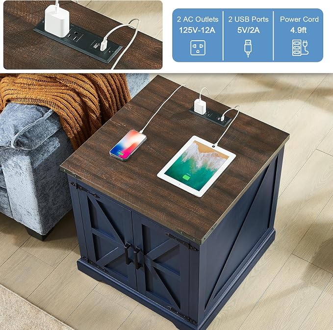 Barnyatoh Farmhouse End Table - Image 4