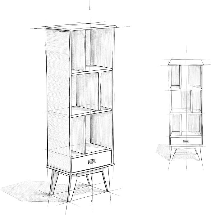 SIMPLIHOME Draper Bookcase - Image 15