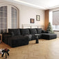 136" Sectional Couches for Living Room Cloud Couch Sofa by AWarmHomeForYou