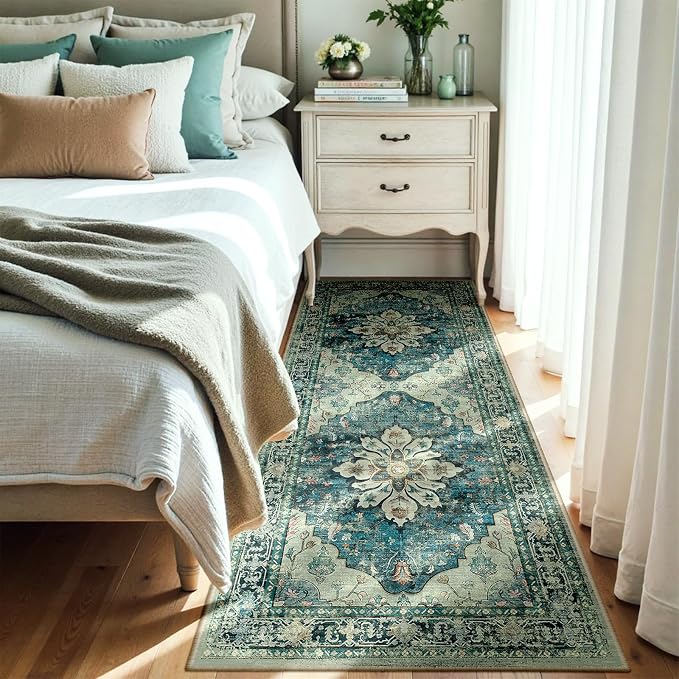 RELEANY Washable Area Rug, Runner 3'x7', Water Repellent, Pet Friendly - Image 2