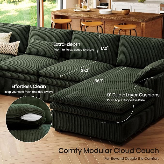 Belffin Large Modular Sectional Sofa - Image 4