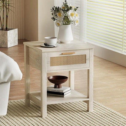 Set of 2 Nightstands, Modern End Table - Image 3