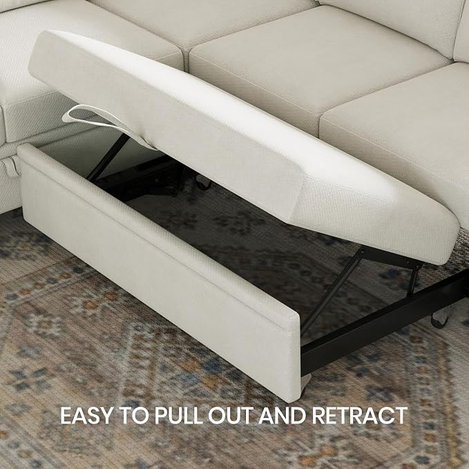 Belffin Sectional Sleeper Sofa - Image 5