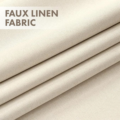 MIULEE 100% Blackout Linen Curtains - Image 3