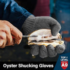 Schwer Ultimate Cut Resistant Gloves Beyond ANSI A9, Reinforced Stainless Steel Glove, Food Grade Mesh Metal Gloves for Butcher Meat Cutting, Oyster Shucking, Mandoline, Non-PFAS, PR1708 (XL, 1 PCS)