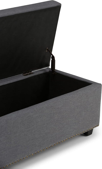 SIMPLIHOME Hamilton Storage Ottoman - Image 10