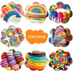 Food Coloring Liquid Food Dye Water Based Food Color 6 Colors x 10 ml Liquid Food Coloring Set for Baking Icing Cake Decorating Easter Egg - 2.1 Fl Oz