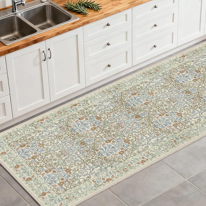 Washable 2'6" x 10' Runners for Hallways, Non Slip Long Floor Runner for Kitchen - Image 3