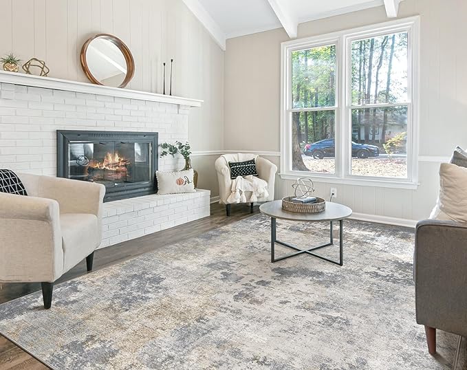 UERMEI 8x10 Area Rug Living Room Rugs - Image 5