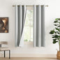 NICETOWN Grey Noise and Lights Block Out Curtains, 2 Panels, 34-inch W by by NICETOWN