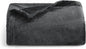 Bedsure GentleSoft Fleece Blanket Twin Size Dark Grey by Unknown
