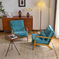 VINGLI Chenille Mid-Century Modern Accent Chair Set of 2, Cute Reading Arm Chair by VINGLI