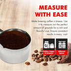 Chef Craft Select Coffee Measurer, 4 inch 2 tbsp, Stainless Steel
