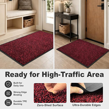 Super Absorbent Front Door Mat, Non-Slip Washable Indoor Doormats, Low Profile - Image 7