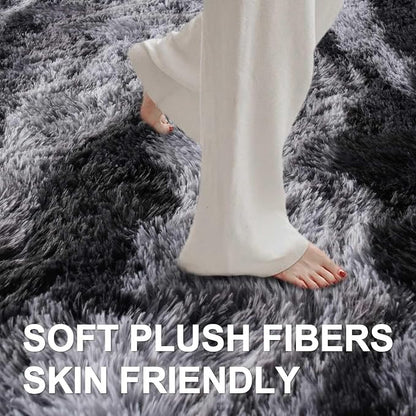 6x9 Ft Large Shag Rugs for Living Room Decor, Tie-Dyed Ultra Soft Fluffy Furry - Image 4