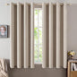 MIULEE 100% Blackout Linen Curtains by MIULEE
