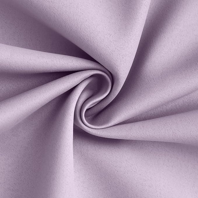 Yakamok Lilac 100% Blackout Curtains 72 Inches Long - Image 3