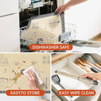 Silicone Baking Mat with 10 Quick Recipes, Extra Thick Silicone Mats for Baking, Non Stick Pastry Mat,Reusable kneading Dough Rolling Mat for Cookie, Macaron, Bread, Pizza-Tutorial Video Included