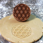 Wood Cookie Stamp, 2.5 Inch (Seed of Life CS-007)