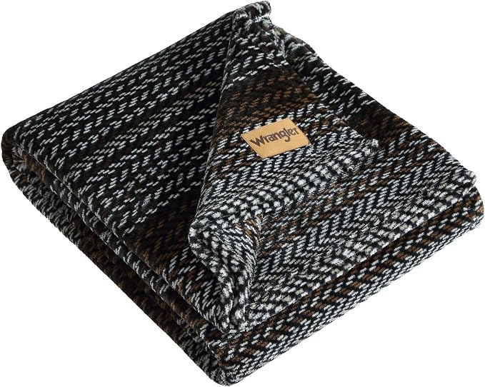 Wrangler - Blanket, Super Soft Plush Fleece Bedding by Wrangler%C2%AE