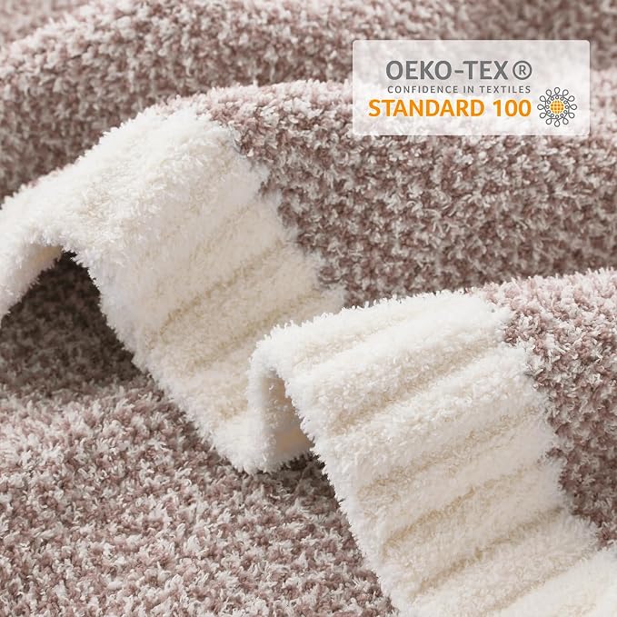 Snuggle Sac Heather Taupe Throw Blanket - Image 3