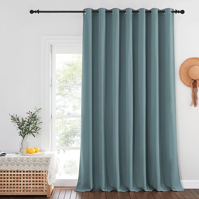 NICETOWN Blackout Curtains for Sliding Glass Door Room Divider Noise Reduce by NICETOWN