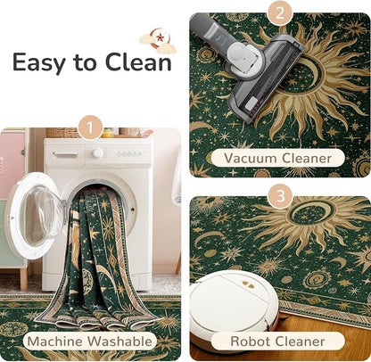 Vacuum-Friendly, 2x3 Washable Area Rug - Image 5