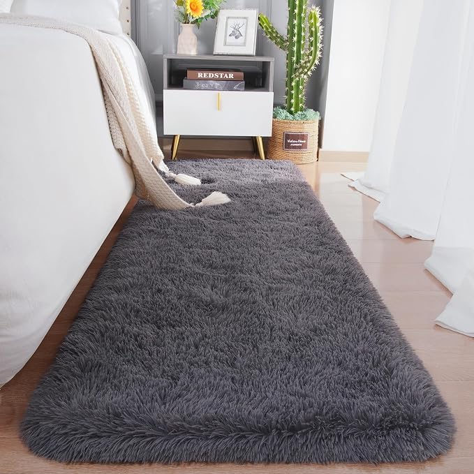 Chicrug Soft Runner Rugs for Bedroom Living Room Plush Fluffy Rugs 2x6 | Shag by ChicrugHomeDecor