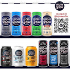 High Brew Coffee, Nitro Sweet Cream, Cold Brew Coffee, 10 FL Oz, Ready-To-Drink (Pack of 12)