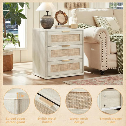 LEYAOYAO Rattan Night Stand - Image 9