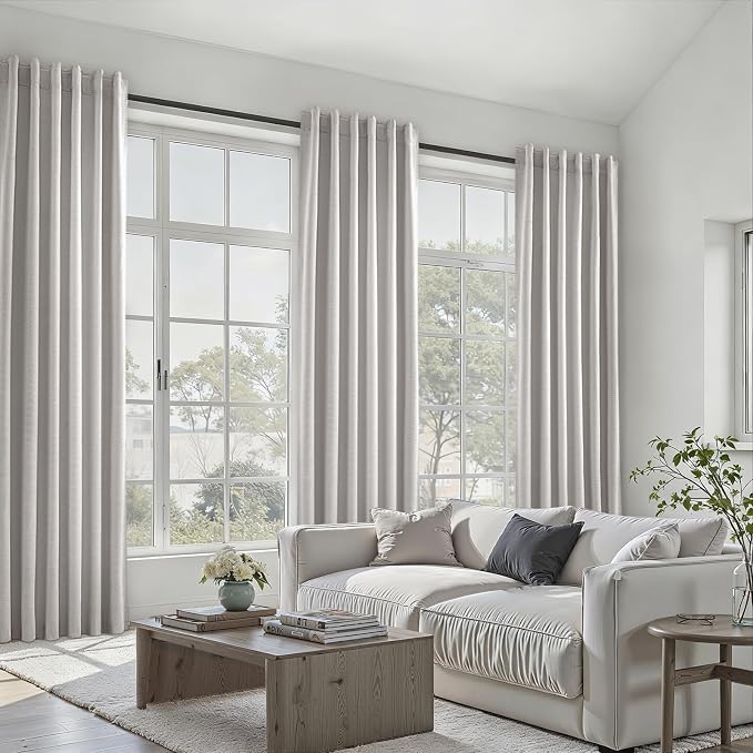 Topfinel 100% Blackout Curtains 96 Inches Long by Topfinel