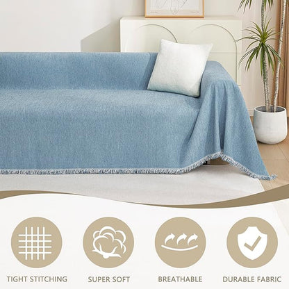 MYSKY HOME Couch Cover Sofa Covers, Sectional Couch Covers - Image 2
